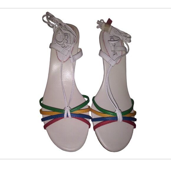 ICORA multi color kitten heel. - Picture 2 of 4